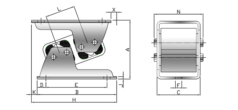 Anti-Vibration Mounting(TYPE Lsl)
